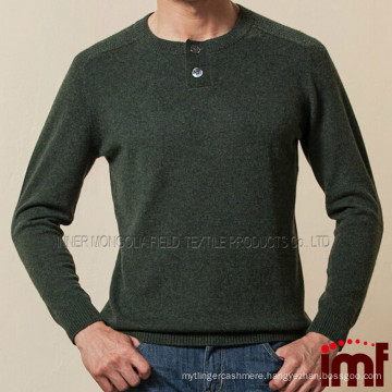 Men Half-Zip Unique 100% Cashmere Sweaters